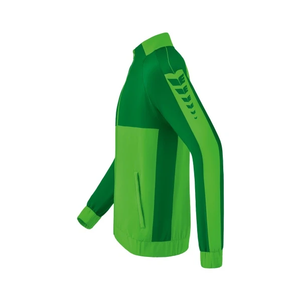 Erima Präsentationsjacke Six Wings (100% Polyester, Stehkragen, Ohne Innenfutter) Grün/smaragd Herren 4 Erima Präsentationsjacke Six Wings (100% Polyester, Stehkragen, Ohne Innenfutter) Grün/smaragd Herren – Bild 2
