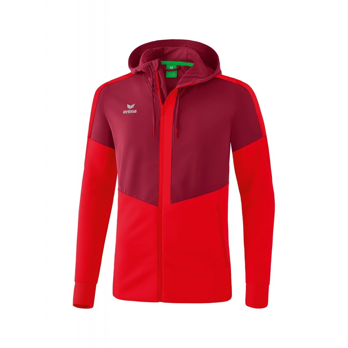 Erima Trainingsjacke Squad Mit Kapuze Bordeaux/rot Herren 3 Erima Trainingsjacke Squad Mit Kapuze Bordeaux/rot Herren