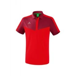 Erima Sport-Polo Squad (100% Polyester) Bordeaux/rot Herren