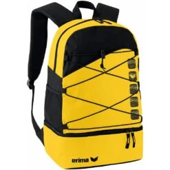 Erima Rucksack Club 5 (mit Bodelfach) Gelb/schwarz