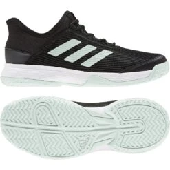 ADIDAS PERFORMANCE Adidas Tennisschuhe Adizero Club Allcourt Schwarz/mint Kinder -Wilson Huston Geschaft ADIDAS EH1106 ADIZERO CLUB 3 1050x1050 1