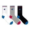 Champion Tennissocken (Baumwolle) Crew Weiss/grau/schwarz Herren - 3 Paar -Wilson Huston Geschaft CHAMPION U20013 WW009 S22 SOCKE CREW 1 840x840 1