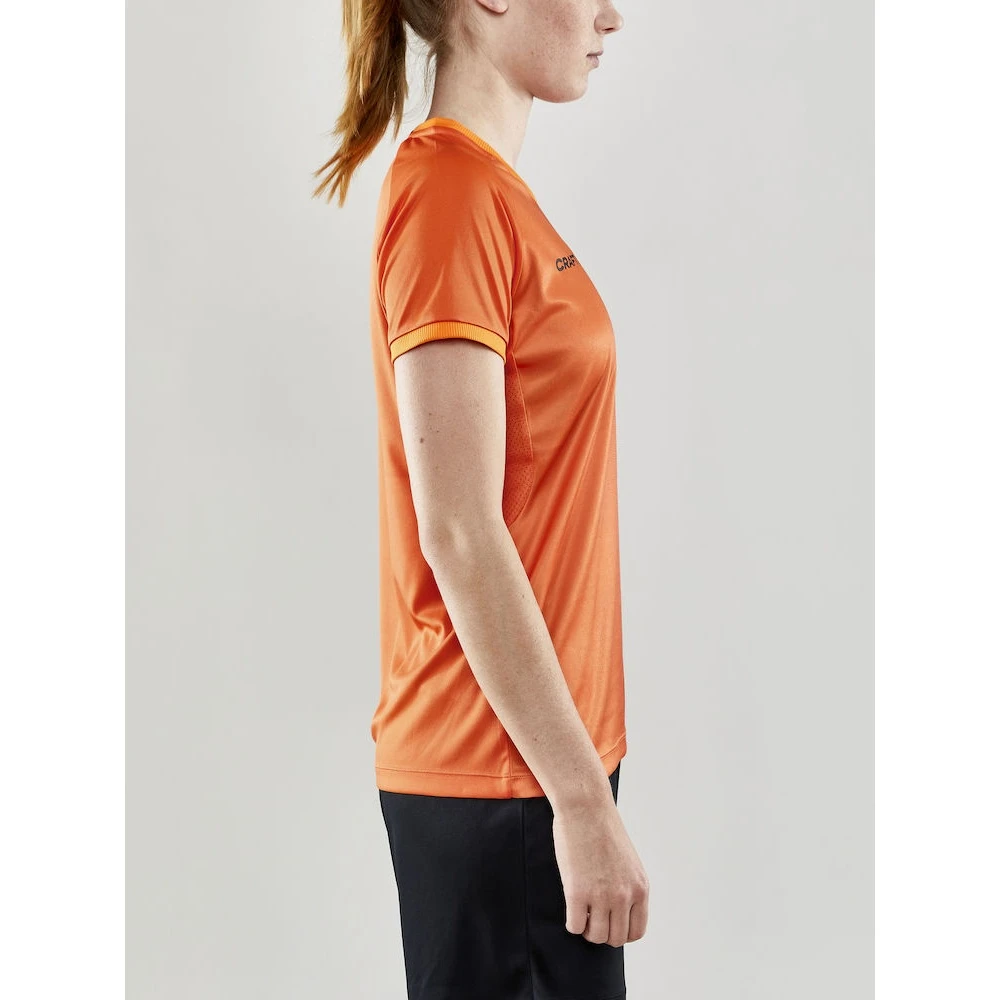Craft Sport-Shirt (Trikot) Progress 2.0 Graphic Jersey - Leicht, Funktionell Und Stretchmaterial - Orange/schwarz Damen 4 Craft Sport-Shirt (Trikot) Progress 2.0 Graphic Jersey - Leicht, Funktionell Und Stretchmaterial - Orange/schwarz Damen – Bild 2