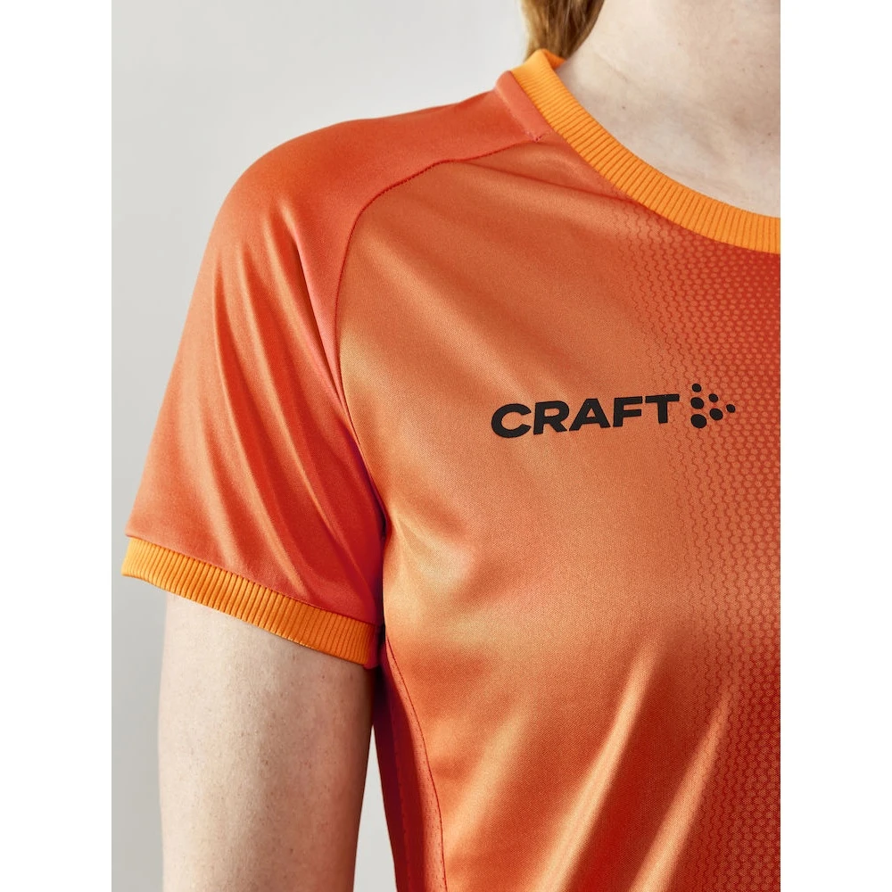 Craft Sport-Shirt (Trikot) Progress 2.0 Graphic Jersey - Leicht, Funktionell Und Stretchmaterial - Orange/schwarz Damen 6 Craft Sport-Shirt (Trikot) Progress 2.0 Graphic Jersey - Leicht, Funktionell Und Stretchmaterial - Orange/schwarz Damen – Bild 4