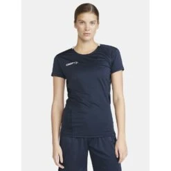 Craft Sport-Shirt Extend Jersey (rec. Polyester, Mesh-Einsätze) Navyblau Damen