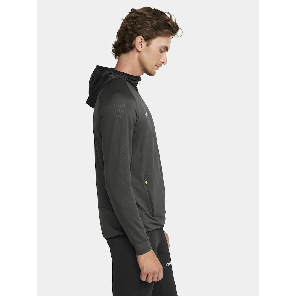Craft Trainingsjacke Extend Full Zip (mit Reißverschlusstaschen, Elastisches Material) Asphaltgrau Herren 5 Craft Trainingsjacke Extend Full Zip (mit Reißverschlusstaschen, Elastisches Material) Asphaltgrau Herren – Bild 3