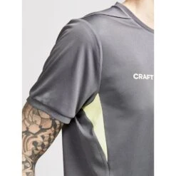 Craft Sport-Tshirt Pro Control Impact (leicht, Atmungsaktiv) Grau/lime Herren -Wilson Huston Geschaft Craft Tshirt Pro Control Impact 1908228 985541 5 1000x1000 1