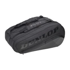 Dunlop Tennis-Racketbag Srixon CX Performance Thermo (Schlägertasche, 2 Hauptfächer) Schwarz/schwarz 8er