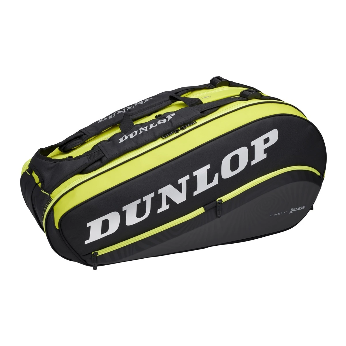Dunlop Tennis-Racketbag Srixon SX Performance Thermo (Schlägertasche, 3 Hauptfächer) Schwarz/gelb 8er 3 Dunlop Tennis-Racketbag Srixon SX Performance Thermo (Schlägertasche, 3 Hauptfächer) Schwarz/gelb 8er