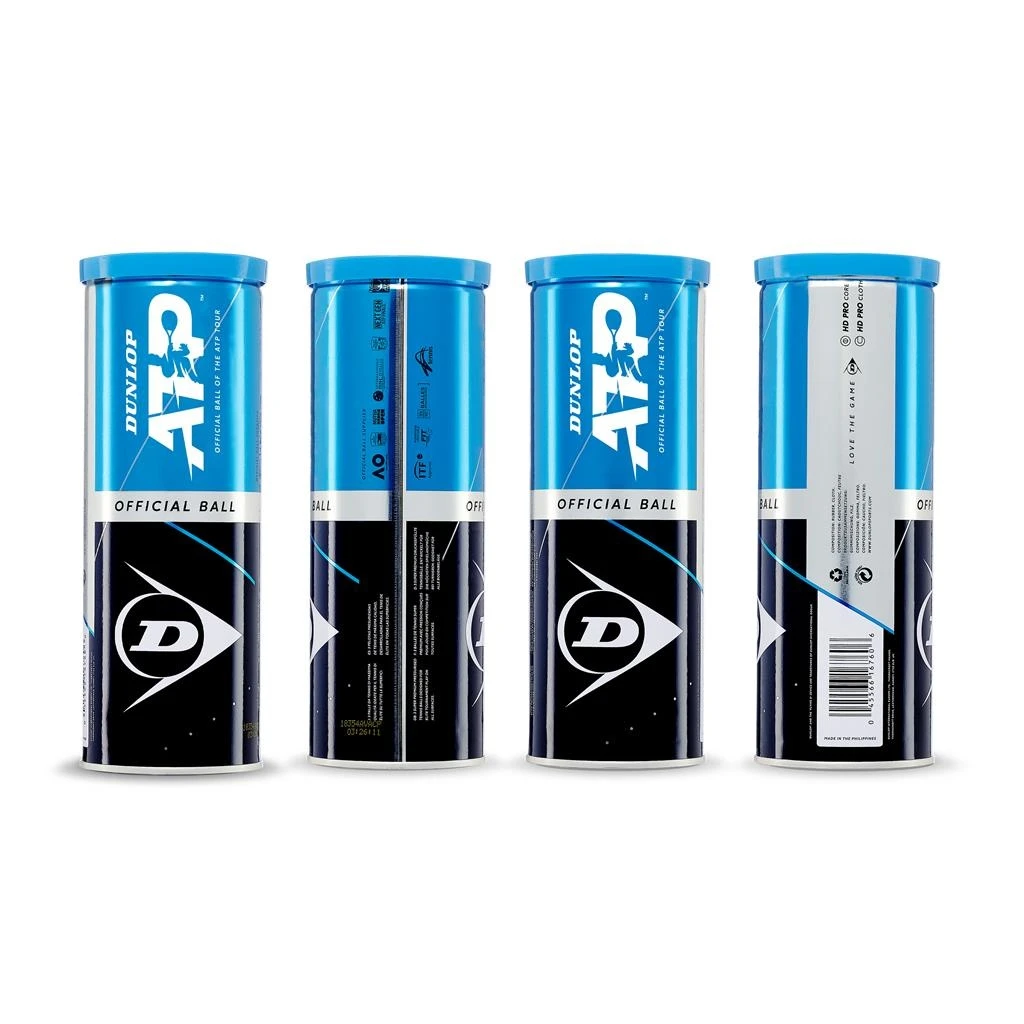 Dunlop Tennisbälle ATP - Offizieller Spielball Nitto ATP Finals Dose 3er 4 Dunlop Tennisbälle ATP - Offizieller Spielball Nitto ATP Finals Dose 3er – Bild 2