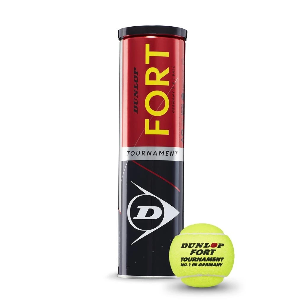 Dunlop Tennisbälle Fort Tournament DTB Dose 4er 3 Dunlop Tennisbälle Fort Tournament DTB Dose 4er