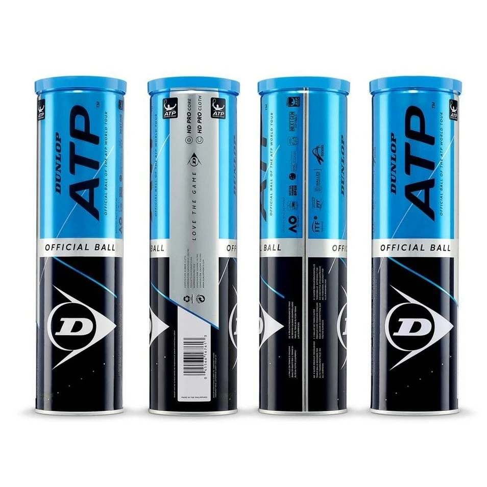 Dunlop Tennisbälle ATP - Offizieller Spielball Nitto ATP Finals - Dose 18x4er Im Karton 5 Dunlop Tennisbälle ATP - Offizieller Spielball Nitto ATP Finals - Dose 18x4er Im Karton – Bild 3