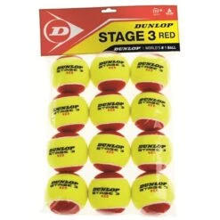 Dunlop Methodikbälle Stage 3 Gelb/orange 12er Beutel