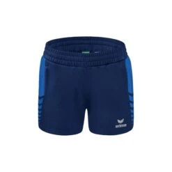 Erima Sporthose Short Six Wings Worker (100% Polyester) Kurz Royalblau/navyblau Damen