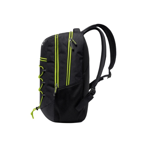 Erima Rucksack Squad - Multifunktionsrucksack Mit Doppel-Reißverschluss - Schwarz/lime 30x18x45cm 4 Erima Rucksack Squad - Multifunktionsrucksack Mit Doppel-Reißverschluss - Schwarz/lime 30x18x45cm – Bild 2