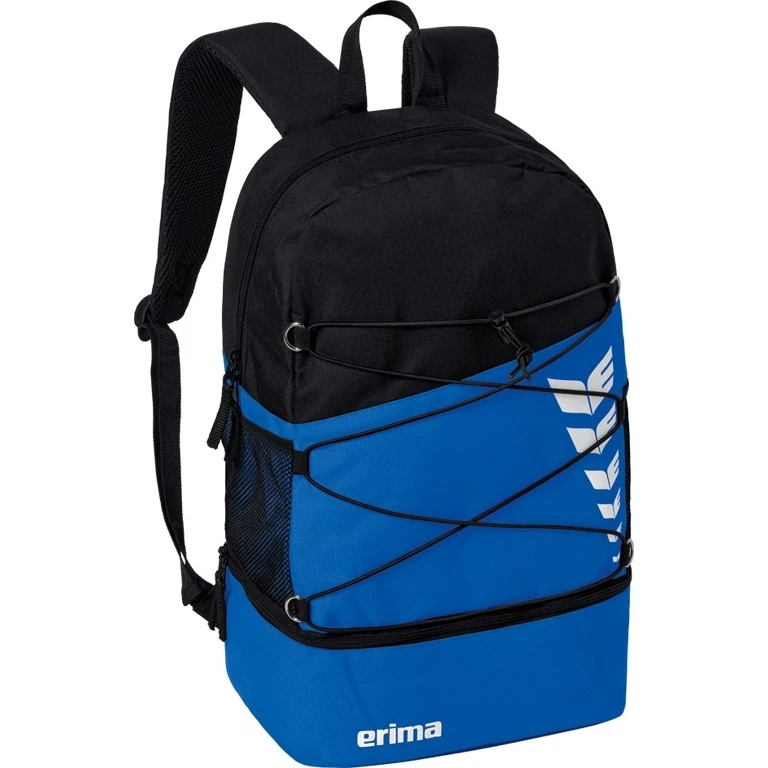 Erima Rucksack Six Wings - Multifunktionsrucksack Mit Doppel-Reißverschluss - Royalblau/schwarz 3 Erima Rucksack Six Wings - Multifunktionsrucksack Mit Doppel-Reißverschluss - Royalblau/schwarz