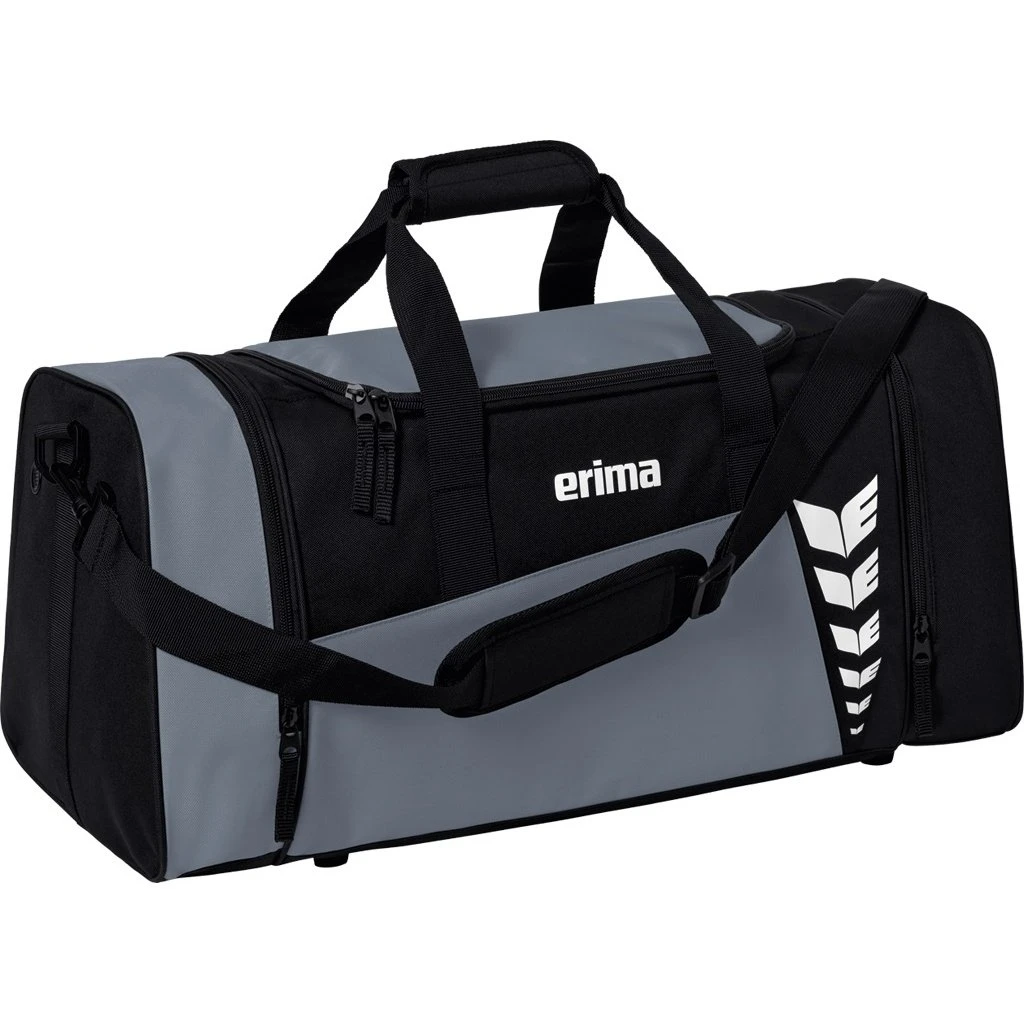 Erima Sporttasche Six Wings (Größe L - 76 Liter) Grau/schwarz 70x32x34cm 3 Erima Sporttasche Six Wings (Größe L - 76 Liter) Grau/schwarz 70x32x34cm
