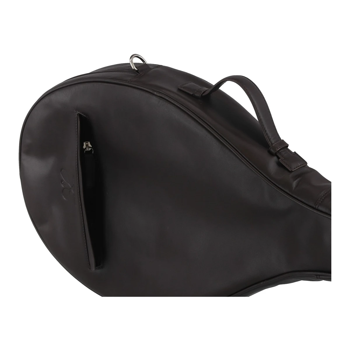 Hildebrand Schlägerhülle Tennis Premium Leder Fullsize Dunkelbraun 6 Hildebrand Schlägerhülle Tennis Premium Leder Fullsize Dunkelbraun – Bild 4