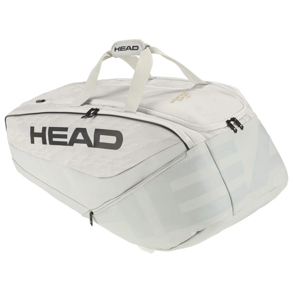 Head Tennis-Racketbag Pro X Racquet Bag XL (Schlägertasche, 2 Hauptfächer) 2023 Corduroy Weiss 12er 3 Head Tennis-Racketbag Pro X Racquet Bag XL (Schlägertasche, 2 Hauptfächer) 2023 Corduroy Weiss 12er