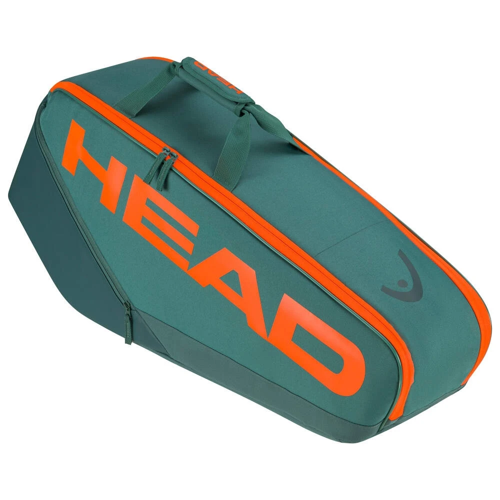 Head Tennis-Racketbag Pro Racquet Bag L (Schlägertasche, 2 Hauptfächer) 2023 Cyangrün/orange 9er 5 Head Tennis-Racketbag Pro Racquet Bag L (Schlägertasche, 2 Hauptfächer) 2023 Cyangrün/orange 9er – Bild 3