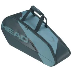 Head Tennis-Racketbag Tour Racquet Bag M (Schlägertasche, 2 Hauptfächer) 2023 Cyanblau 6er -Wilson Huston Geschaft Head 260723 CB Tour Racquet Tasche 4 1000x1000 1