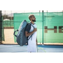 Head Tennis-Racketbag Tour Racquet Bag M (Schlägertasche, 2 Hauptfächer) 2023 Cyanblau 6er -Wilson Huston Geschaft Head 260723 CB Tour Racquet Tasche 5 1000x1000 1