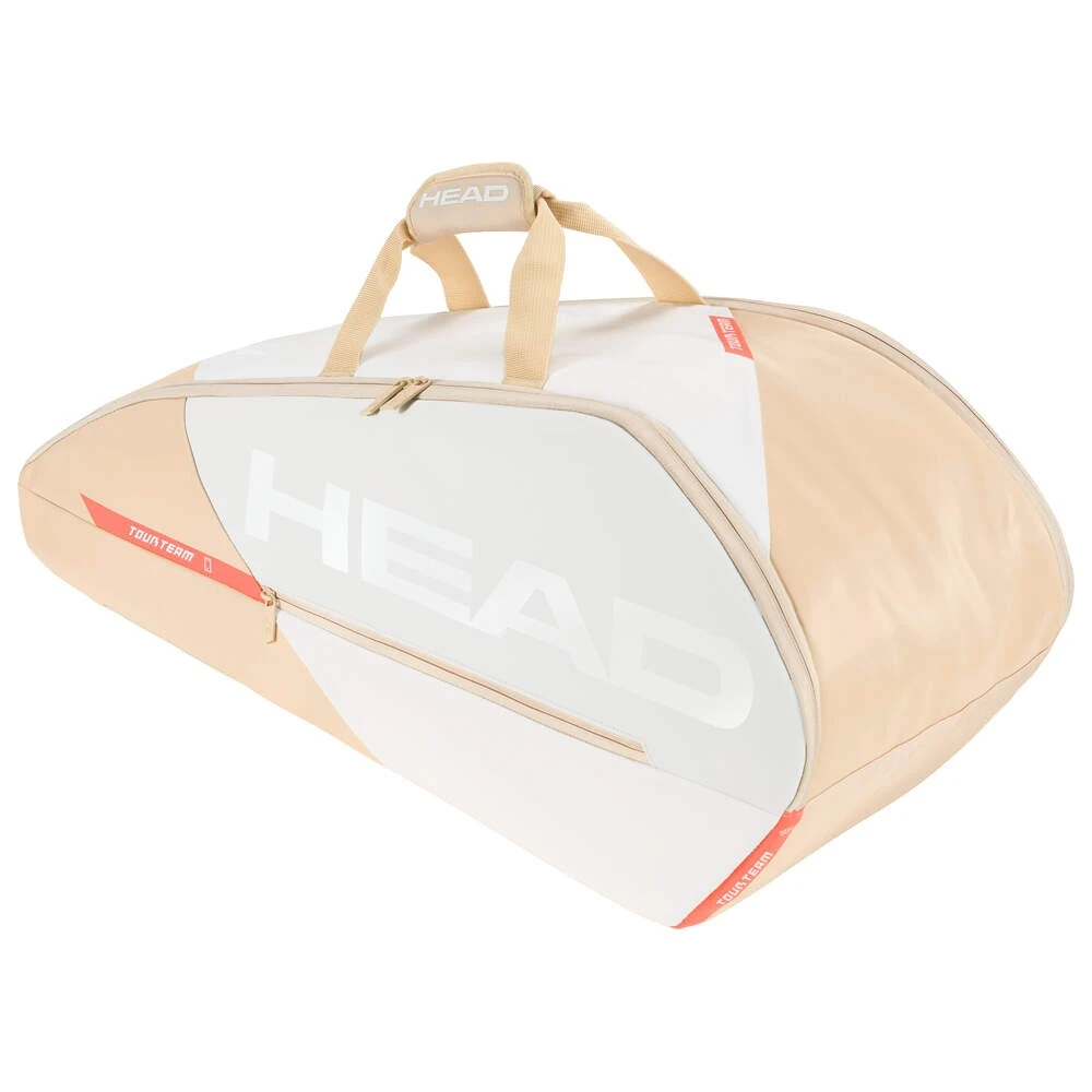 Head Tennis-Racketbag Tour Racquet Bag M (Schlägertasche, 2 Hauptfächer) 2023 Weiss/champagne 6er 3 Head Tennis-Racketbag Tour Racquet Bag M (Schlägertasche, 2 Hauptfächer) 2023 Weiss/champagne 6er