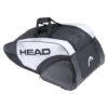 Head Tennis-Racketbag Supercombibag Djokovic (Schlägertasche, 3 Hauptfächer) Weiss/schwarz 9R -Wilson Huston Geschaft Head 283101 Djokovic209R20Monstercombi WHBK 1200x1200 1