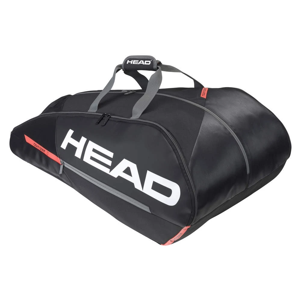 Head Tennis-Racketbag Tour Team (Schlägertasche, 3 Hauptfächer) Schwarz/orange 12R 3 Head Tennis-Racketbag Tour Team (Schlägertasche, 3 Hauptfächer) Schwarz/orange 12R