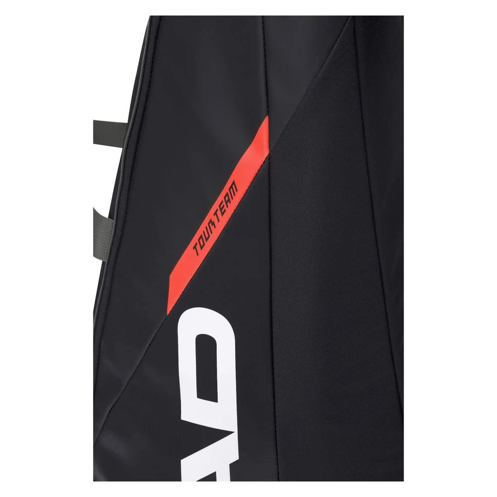 Head Tennis-Racketbag Tour Team (Schlägertasche, 3 Hauptfächer) Schwarz/orange 12R 4 Head Tennis-Racketbag Tour Team (Schlägertasche, 3 Hauptfächer) Schwarz/orange 12R – Bild 2