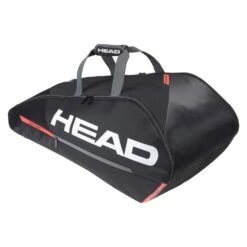 Head Racketbag Tour Team (Schlägertasche, 2 Hauptfächer) Schwarz/orange 9R