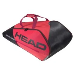 Head Racketbag Tour Team (Schlägertasche, 2 Hauptfächer) Schwarz/rot 9R