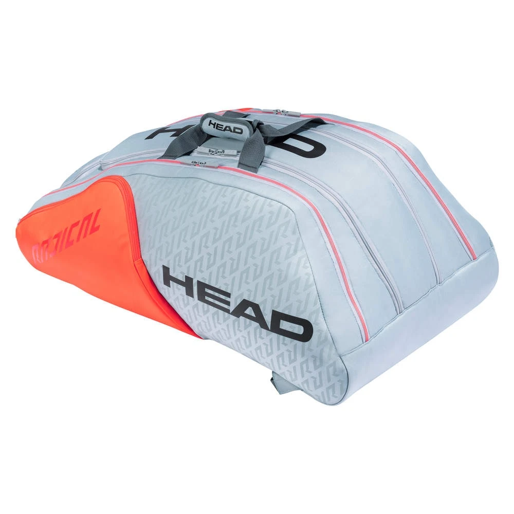 Head Tennis-Racketbag Radical (Schlägertasche, 3 Hauptfächer) Grau 12R 3 Head Tennis-Racketbag Radical (Schlägertasche, 3 Hauptfächer) Grau 12R