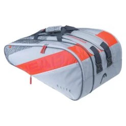 Head Tennis-Racketbag Elite (Schlägertasche, 3 Hauptfächer) Grau/orange 12R