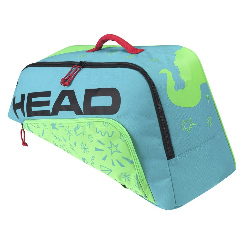 Head Tennis-Racketbag Combi Novak Kinder/Junior (Schlägertasche) Blau/grün 3 Head Tennis-Racketbag Combi Novak Kinder/Junior (Schlägertasche) Blau/grün