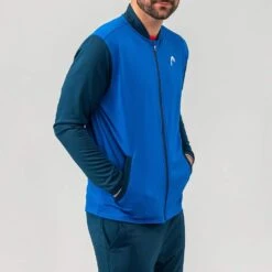 Head Tennisjacke Breaker Fullzip Royal/darkblau Herren -Wilson Huston Geschaft Head Breaker Jacke 811462 RODB 2 1000x1000 1