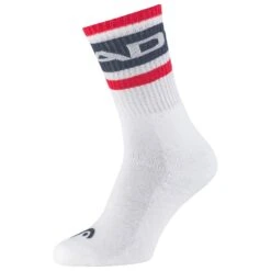 Head Tennissocke Crew 1P (Baumwolle) Weiss/navyblau/rot Herren - 1 Paar