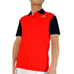 Australian Polo Shine 2 Sides Rot/navy Herren