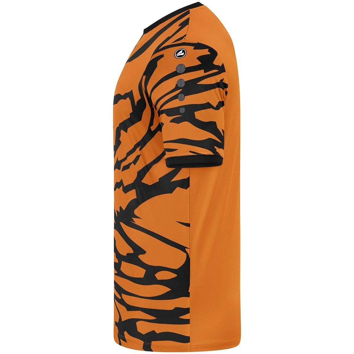 JAKO Sport-Tshirt Trikot Animal (Polyester-Interlock, Angenehmes Tragegefühl) Orange/schwarz Herren 5 JAKO Sport-Tshirt Trikot Animal (Polyester-Interlock, Angenehmes Tragegefühl) Orange/schwarz Herren – Bild 3