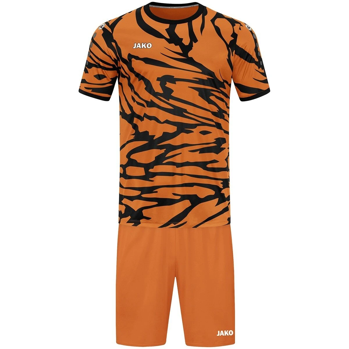 JAKO Sport-Tshirt Trikot Animal (Polyester-Interlock, Angenehmes Tragegefühl) Orange/schwarz Herren 7 JAKO Sport-Tshirt Trikot Animal (Polyester-Interlock, Angenehmes Tragegefühl) Orange/schwarz Herren – Bild 5