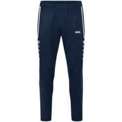 JAKO Trainingshose Pant Allround (Polyester-Terry, Hoher Tragekomfort) Lang Marineblau Kinder