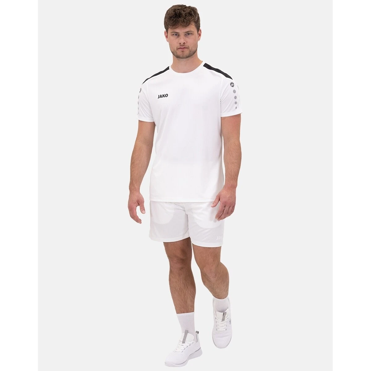 JAKO Trainingshose Short Power (Polyester-Interlock, Elastisch, Strapazierfähig) Kurz Weiss Damen 5 JAKO Trainingshose Short Power (Polyester-Interlock, Elastisch, Strapazierfähig) Kurz Weiss Damen – Bild 3