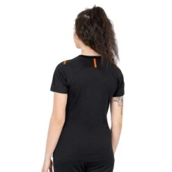 JAKO Sport-Shirt Challenge - Polyester-Stretch-Jersey - Schwarz/orange Damen -Wilson Huston Geschaft Jako 6121 506 Tshirt challenge damen 5 1200x1200 1