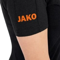 JAKO Sport-Shirt Challenge - Polyester-Stretch-Jersey - Schwarz/orange Damen -Wilson Huston Geschaft Jako 6121 506 Tshirt challenge damen 6 1200x1200 1