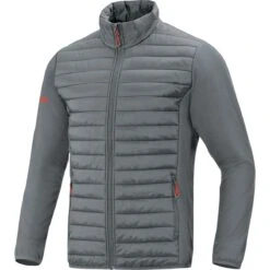 JAKO Übergangsjacke Hybridjacke Premium Steingrau Herren