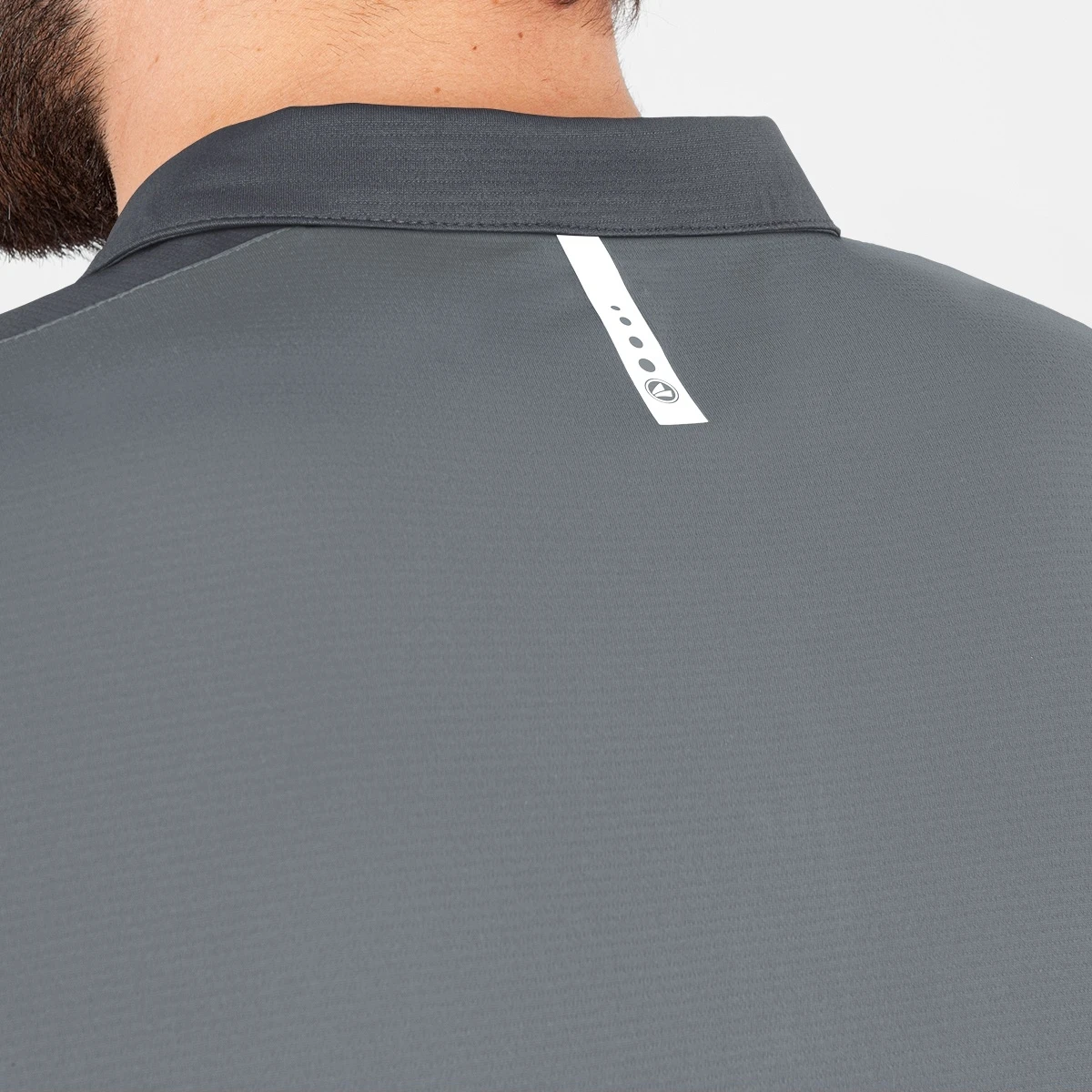 JAKO Sport-Polo Champ 2.0 (100% Polyester) Grau Herren 6 JAKO Sport-Polo Champ 2.0 (100% Polyester) Grau Herren – Bild 4