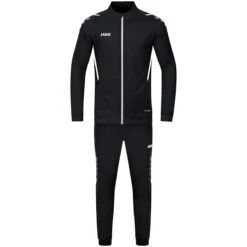 JAKO Trainingsanzug Polyester Challenge (Jacke Und Hose) Schwarz/weiss Jungen