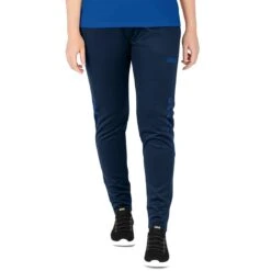 JAKO Trainingshose Pant Challenge (Double-Stretch-Knit, Atmungsaktiv, Hoher Tragekomfort) Lang Dunkelblau/royal Damen
