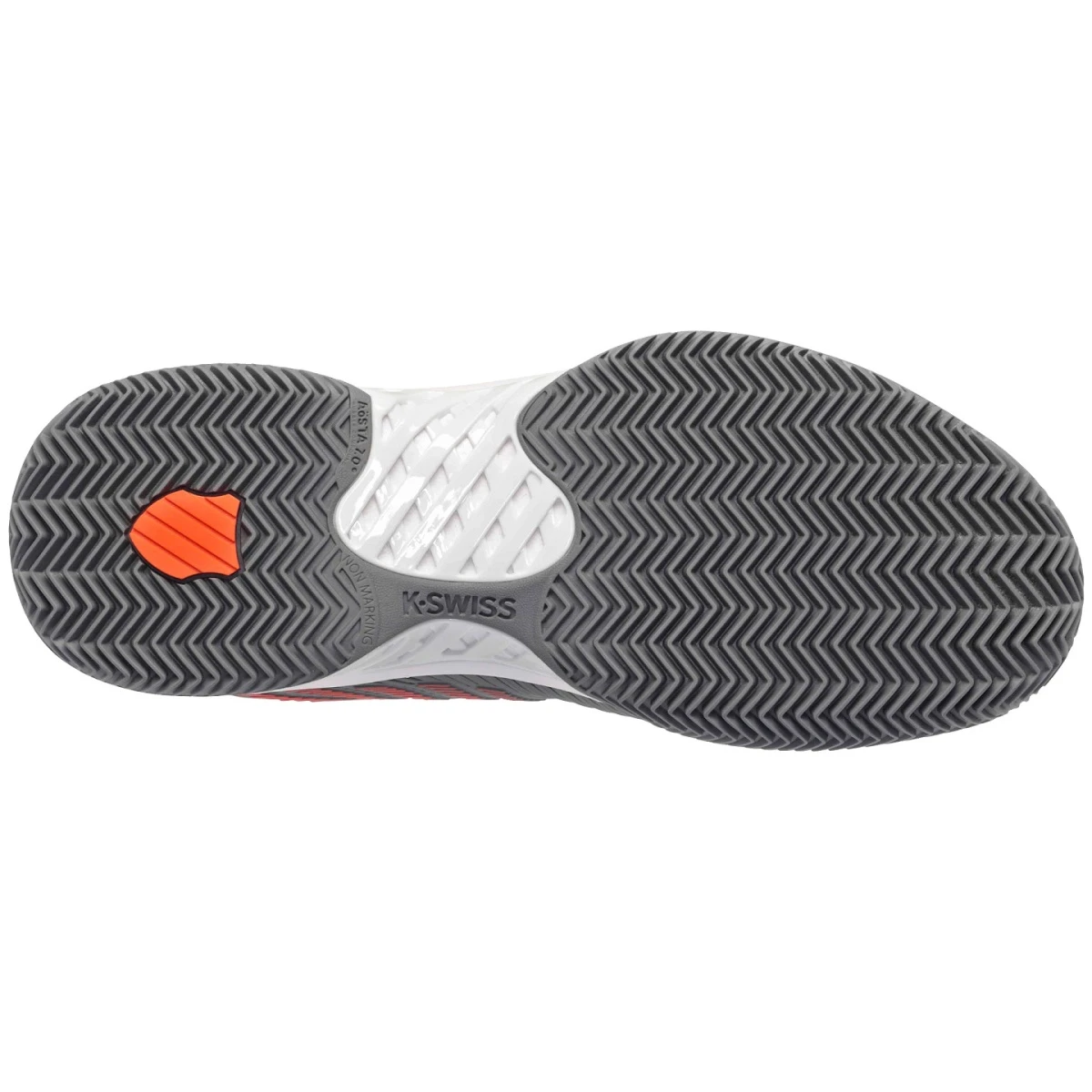 KSwiss Tennisschuhe Hypercourt Express 2 Clay/Sandplatz Stahlgrau Herren 9 KSwiss Tennisschuhe Hypercourt Express 2 Clay/Sandplatz Stahlgrau Herren – Bild 7