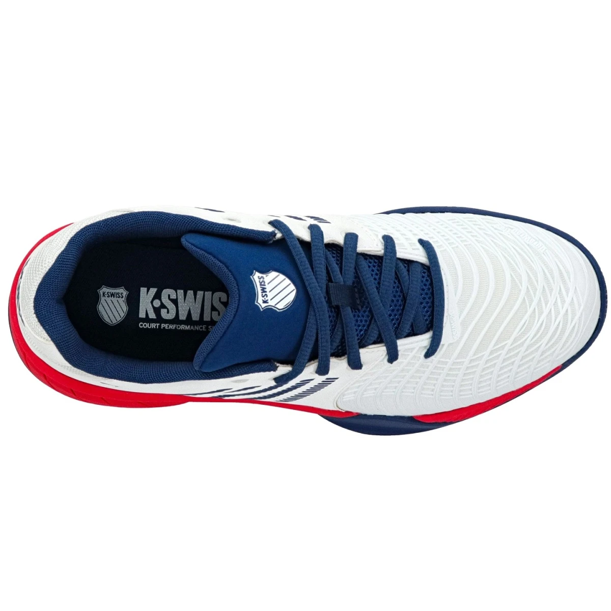 KSwiss Tennisschuhe Express Light 3 Clay/Sandplatz 2023 Weiss/opalblau Herren 4 KSwiss Tennisschuhe Express Light 3 Clay/Sandplatz 2023 Weiss/opalblau Herren – Bild 2